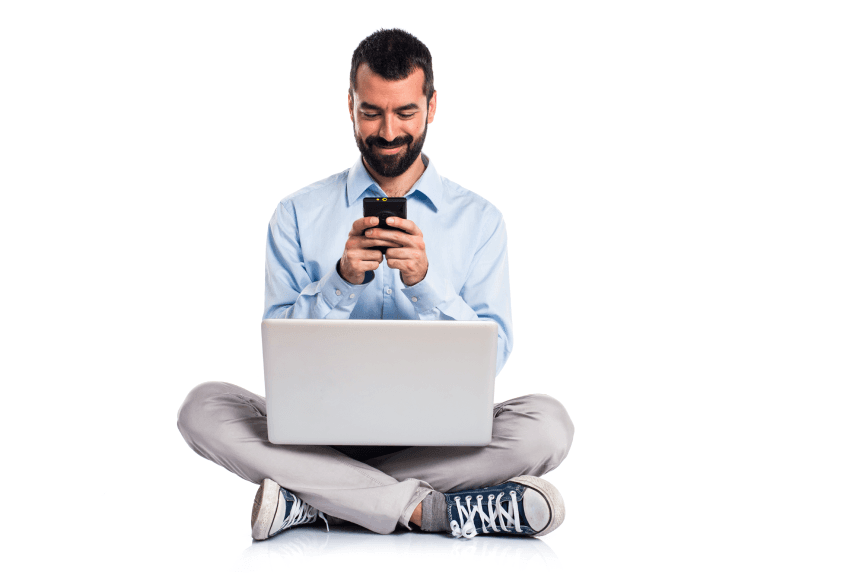 عبر الموقع أو التطبيق